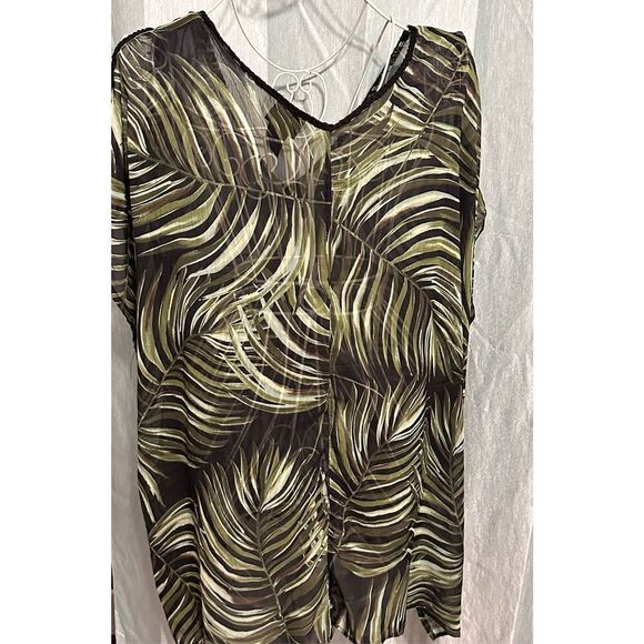 Beautiful Women's Beach Scene Jasmine Shoulder Slit Cover-Up size 1X
by Beach Sc - Picture 4 of 4